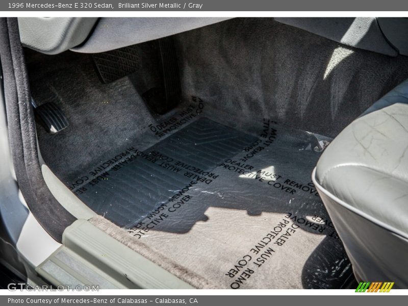 Brilliant Silver Metallic / Gray 1996 Mercedes-Benz E 320 Sedan