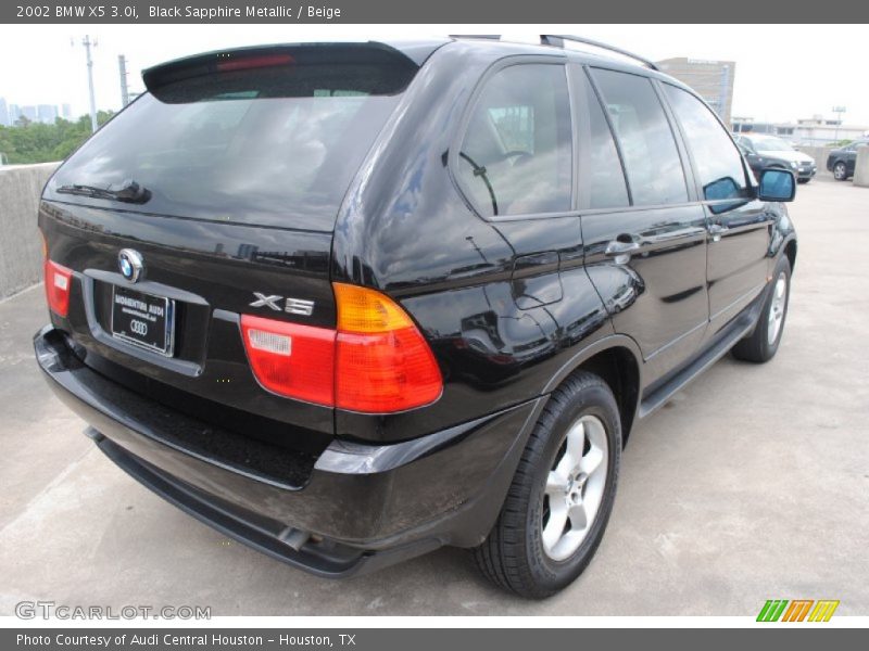 Black Sapphire Metallic / Beige 2002 BMW X5 3.0i