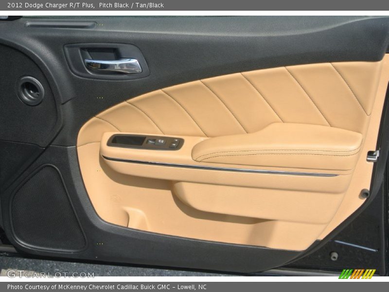 Pitch Black / Tan/Black 2012 Dodge Charger R/T Plus