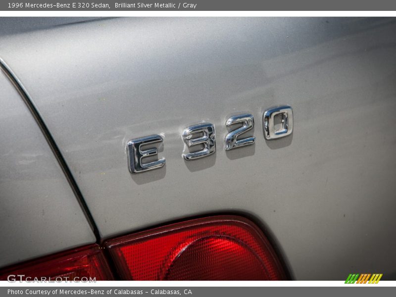 Brilliant Silver Metallic / Gray 1996 Mercedes-Benz E 320 Sedan