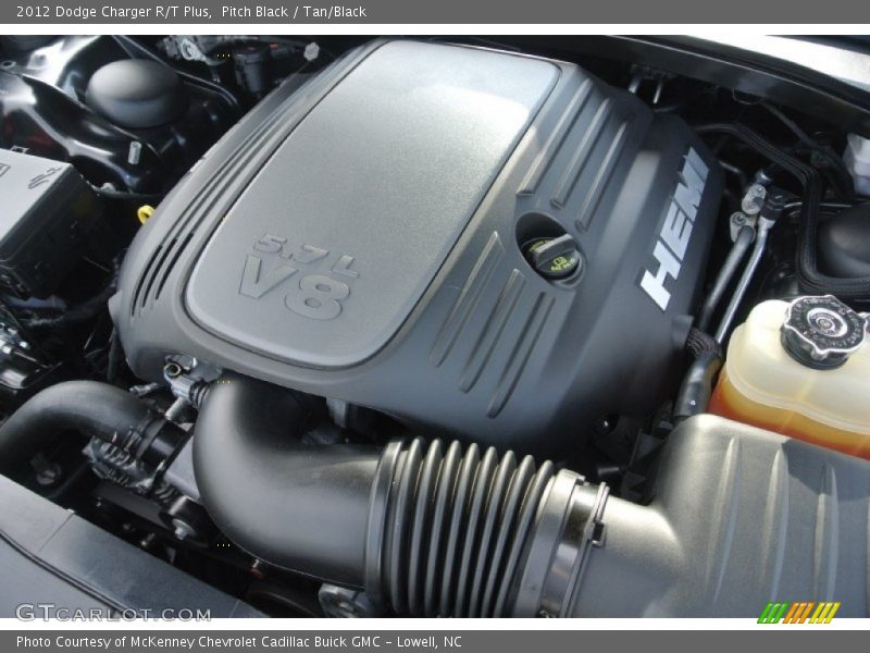 Pitch Black / Tan/Black 2012 Dodge Charger R/T Plus