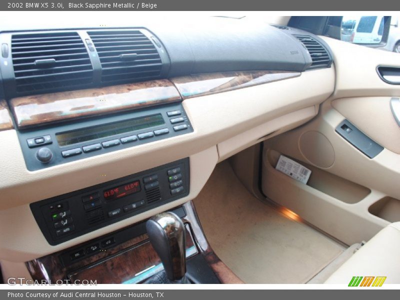 Black Sapphire Metallic / Beige 2002 BMW X5 3.0i