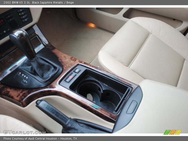 Black Sapphire Metallic / Beige 2002 BMW X5 3.0i