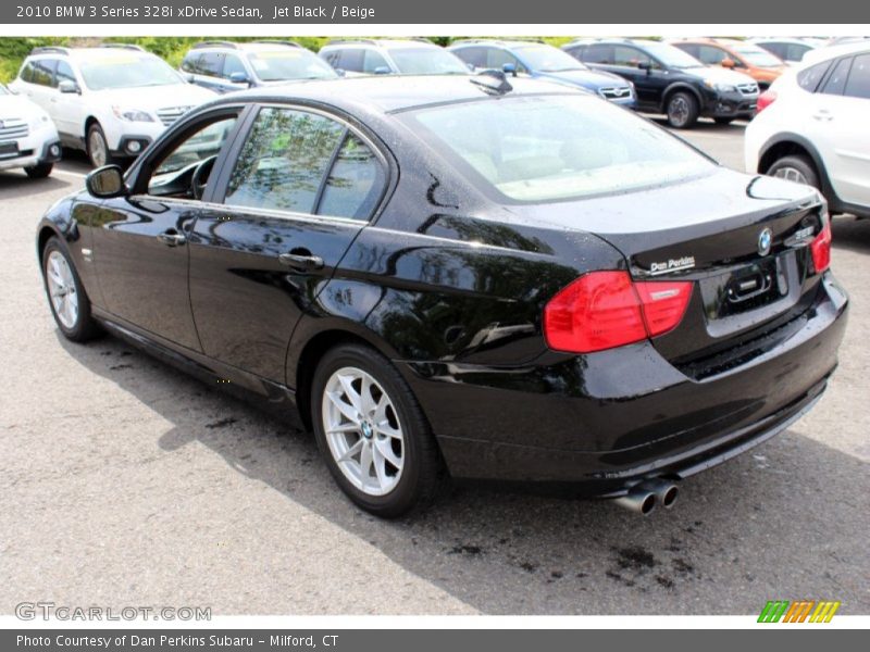 Jet Black / Beige 2010 BMW 3 Series 328i xDrive Sedan
