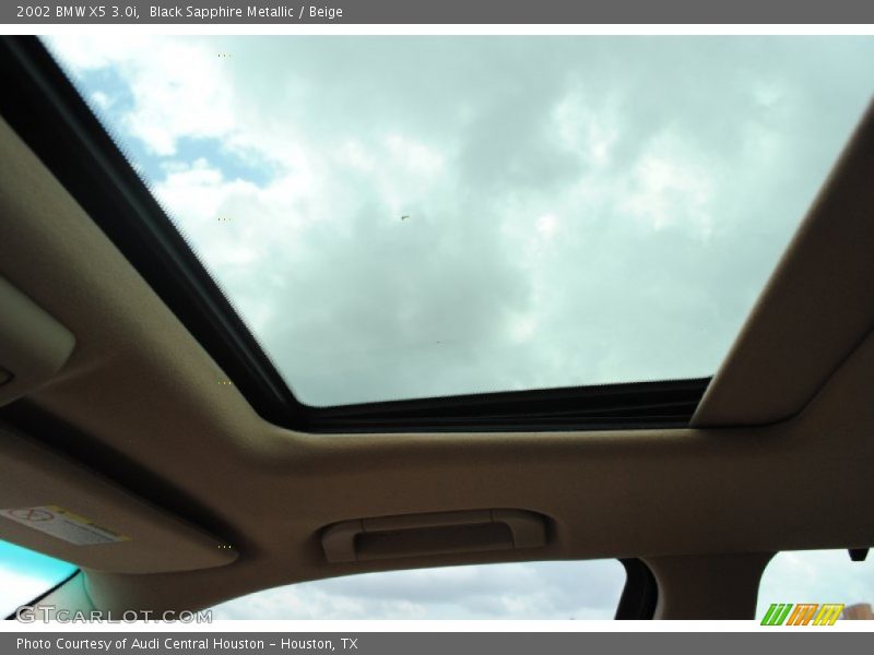 Black Sapphire Metallic / Beige 2002 BMW X5 3.0i