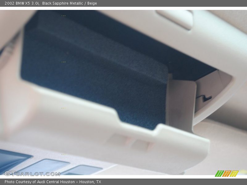 Black Sapphire Metallic / Beige 2002 BMW X5 3.0i