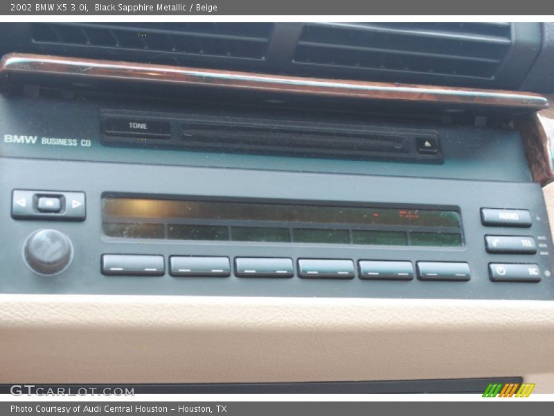 Black Sapphire Metallic / Beige 2002 BMW X5 3.0i