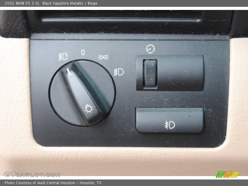 Black Sapphire Metallic / Beige 2002 BMW X5 3.0i