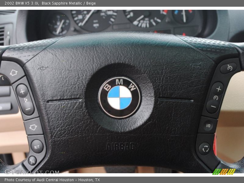 Black Sapphire Metallic / Beige 2002 BMW X5 3.0i
