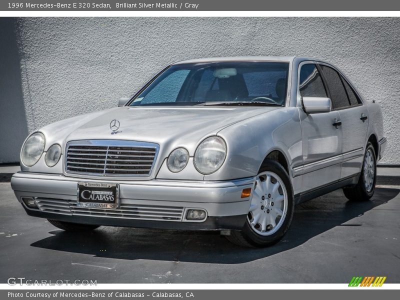 Brilliant Silver Metallic / Gray 1996 Mercedes-Benz E 320 Sedan