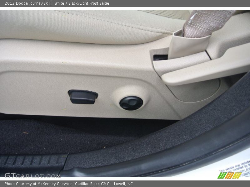 White / Black/Light Frost Beige 2013 Dodge Journey SXT