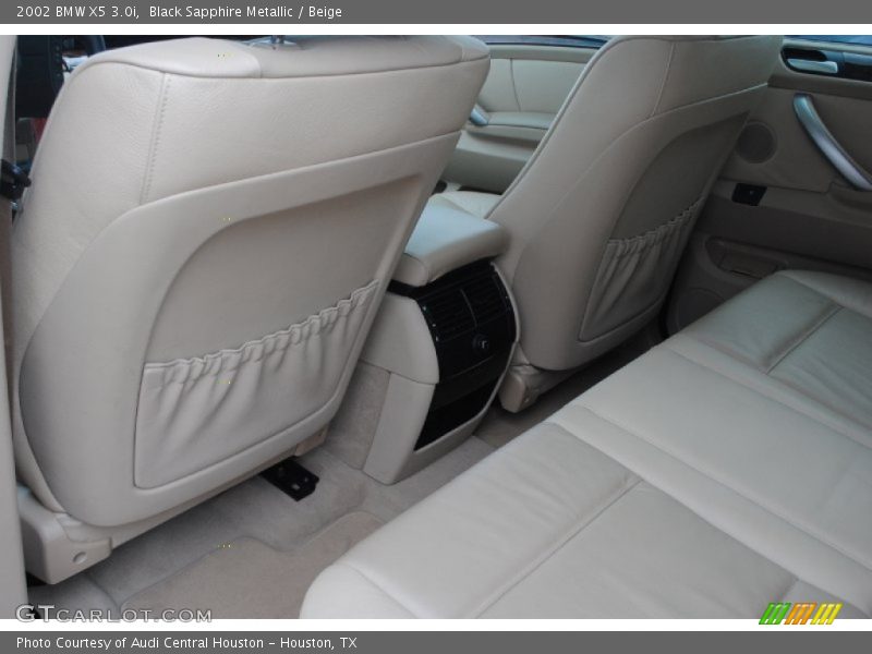 Black Sapphire Metallic / Beige 2002 BMW X5 3.0i