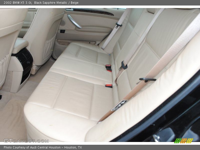 Black Sapphire Metallic / Beige 2002 BMW X5 3.0i
