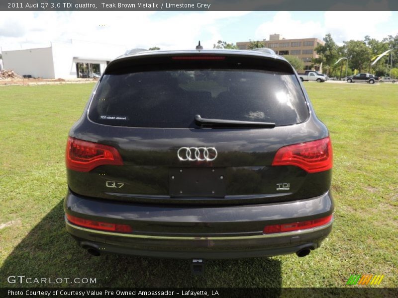 Teak Brown Metallic / Limestone Grey 2011 Audi Q7 3.0 TDI quattro