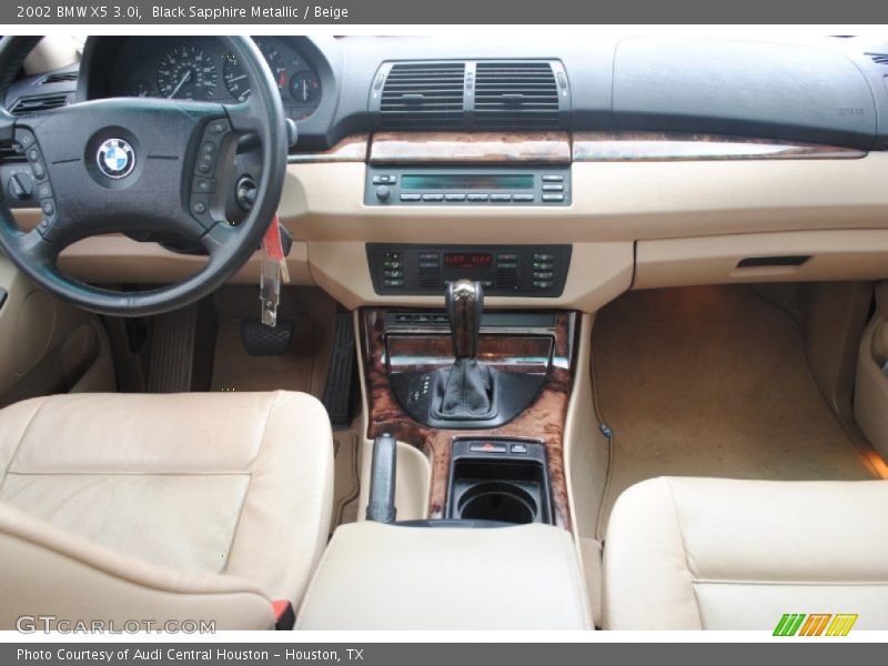 Black Sapphire Metallic / Beige 2002 BMW X5 3.0i