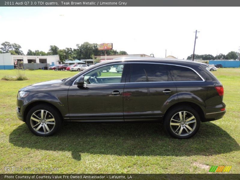 Teak Brown Metallic / Limestone Grey 2011 Audi Q7 3.0 TDI quattro