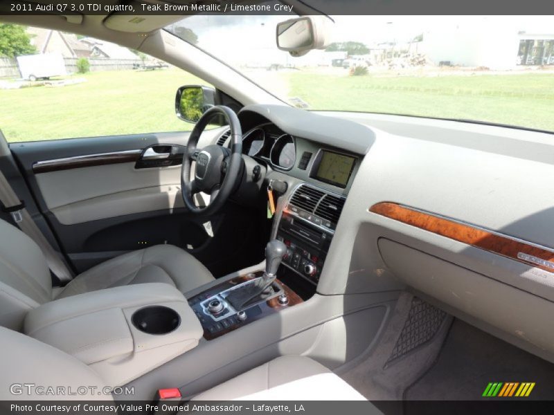 Teak Brown Metallic / Limestone Grey 2011 Audi Q7 3.0 TDI quattro