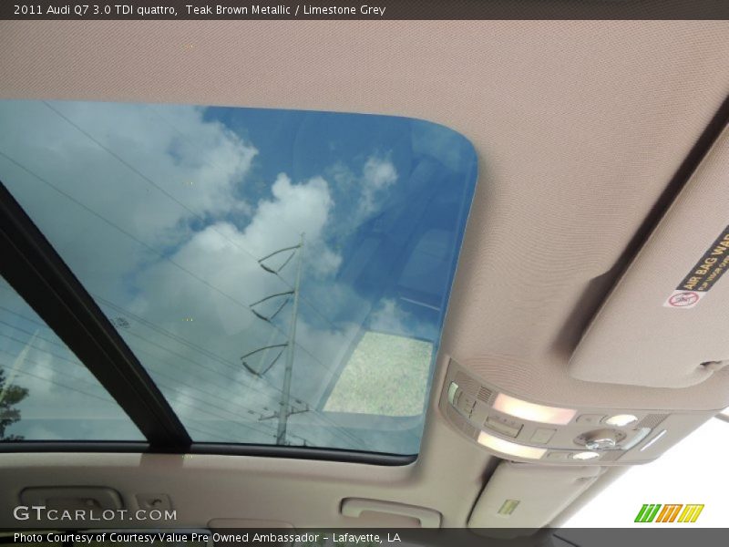 Teak Brown Metallic / Limestone Grey 2011 Audi Q7 3.0 TDI quattro