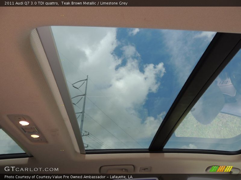 Teak Brown Metallic / Limestone Grey 2011 Audi Q7 3.0 TDI quattro