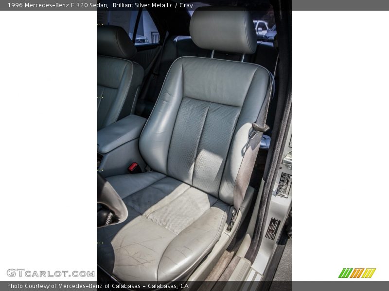 Brilliant Silver Metallic / Gray 1996 Mercedes-Benz E 320 Sedan
