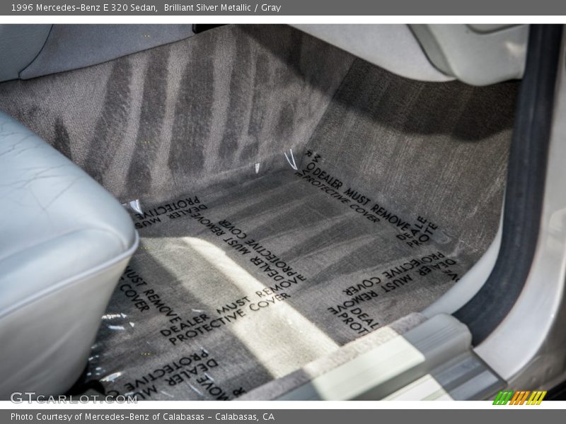 Brilliant Silver Metallic / Gray 1996 Mercedes-Benz E 320 Sedan