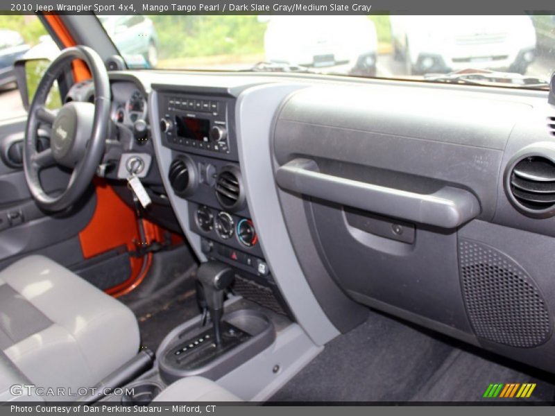 Mango Tango Pearl / Dark Slate Gray/Medium Slate Gray 2010 Jeep Wrangler Sport 4x4