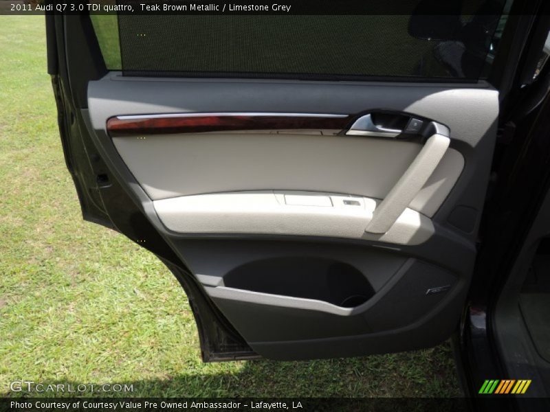 Teak Brown Metallic / Limestone Grey 2011 Audi Q7 3.0 TDI quattro