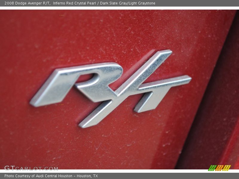 Inferno Red Crystal Pearl / Dark Slate Gray/Light Graystone 2008 Dodge Avenger R/T