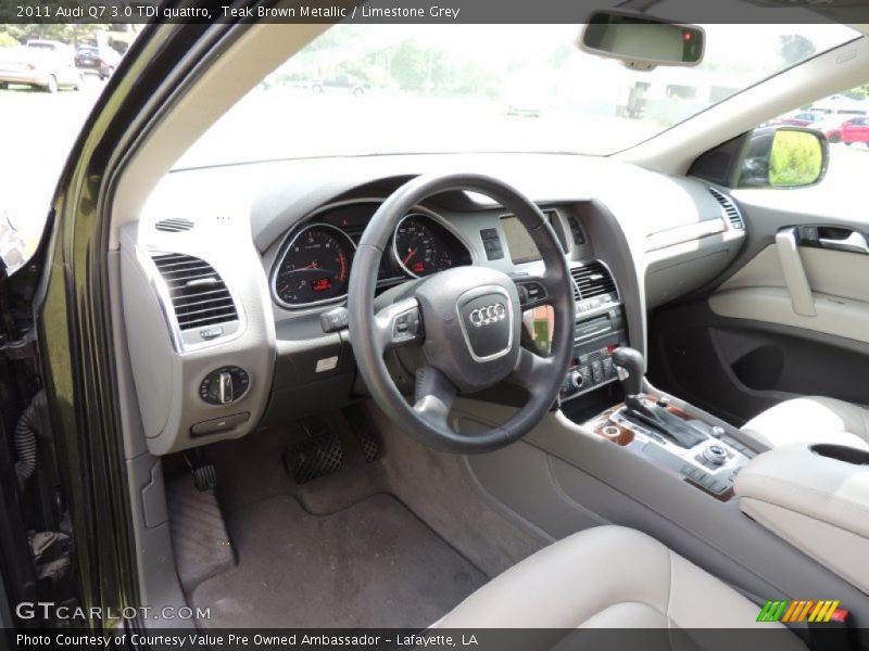 Teak Brown Metallic / Limestone Grey 2011 Audi Q7 3.0 TDI quattro