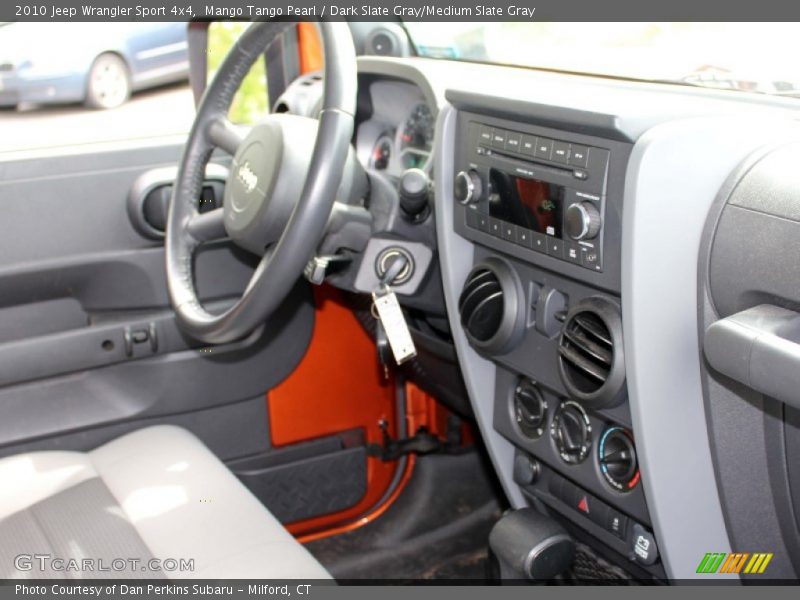Mango Tango Pearl / Dark Slate Gray/Medium Slate Gray 2010 Jeep Wrangler Sport 4x4