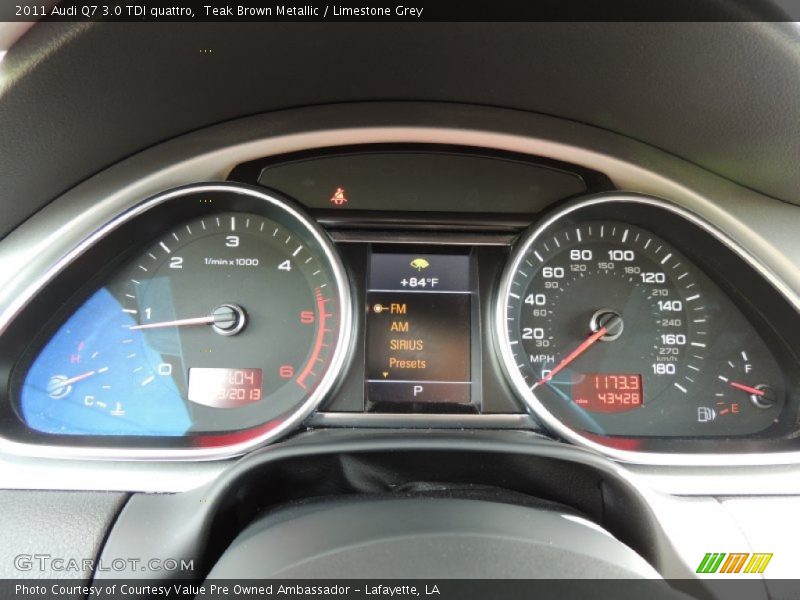 Teak Brown Metallic / Limestone Grey 2011 Audi Q7 3.0 TDI quattro
