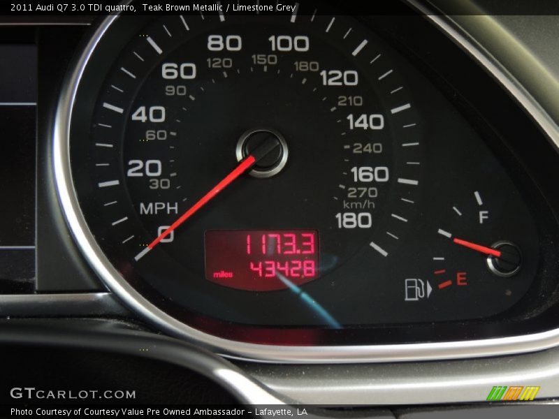 Teak Brown Metallic / Limestone Grey 2011 Audi Q7 3.0 TDI quattro