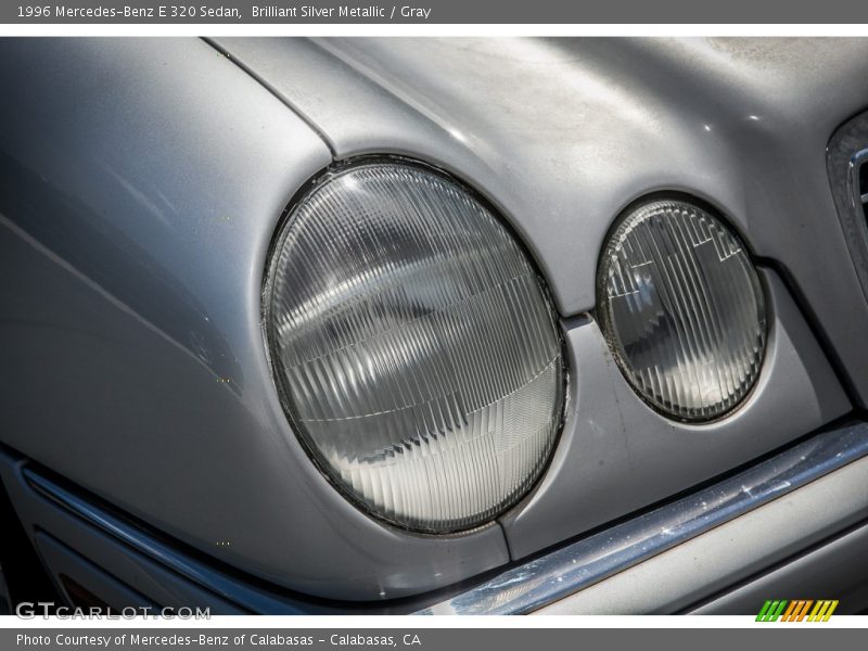 Brilliant Silver Metallic / Gray 1996 Mercedes-Benz E 320 Sedan