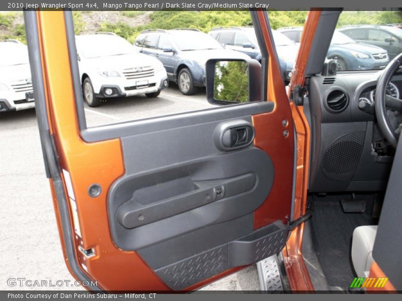 Mango Tango Pearl / Dark Slate Gray/Medium Slate Gray 2010 Jeep Wrangler Sport 4x4