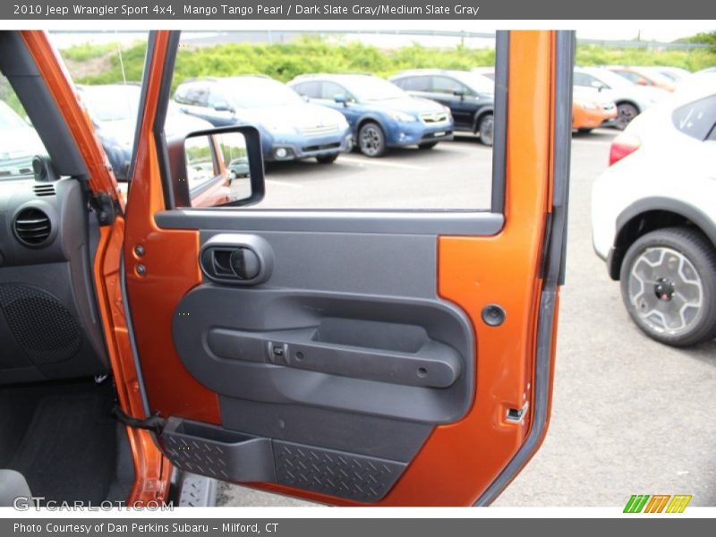 Mango Tango Pearl / Dark Slate Gray/Medium Slate Gray 2010 Jeep Wrangler Sport 4x4