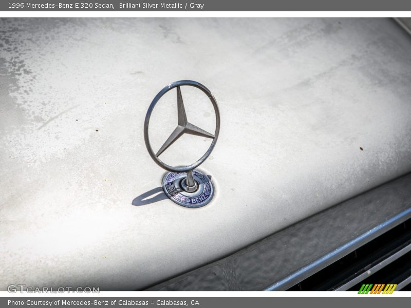 Brilliant Silver Metallic / Gray 1996 Mercedes-Benz E 320 Sedan
