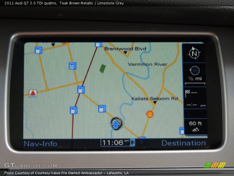 Teak Brown Metallic / Limestone Grey 2011 Audi Q7 3.0 TDI quattro