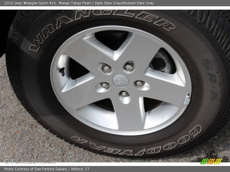 Mango Tango Pearl / Dark Slate Gray/Medium Slate Gray 2010 Jeep Wrangler Sport 4x4
