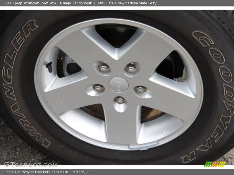 Mango Tango Pearl / Dark Slate Gray/Medium Slate Gray 2010 Jeep Wrangler Sport 4x4