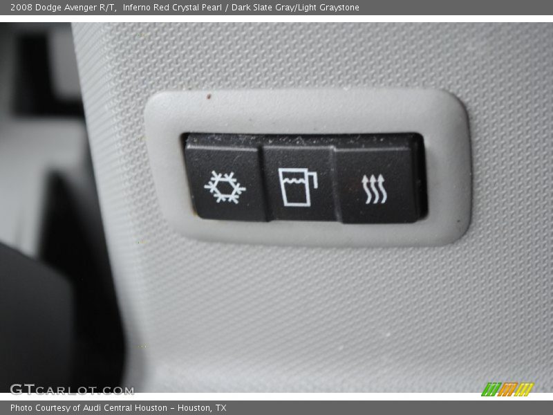 Inferno Red Crystal Pearl / Dark Slate Gray/Light Graystone 2008 Dodge Avenger R/T