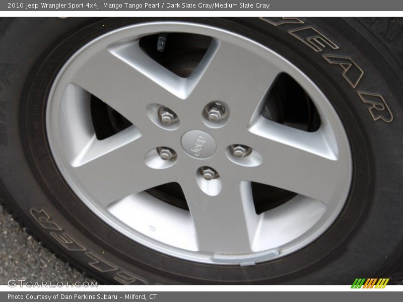 Mango Tango Pearl / Dark Slate Gray/Medium Slate Gray 2010 Jeep Wrangler Sport 4x4