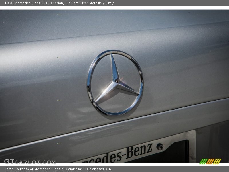 Brilliant Silver Metallic / Gray 1996 Mercedes-Benz E 320 Sedan