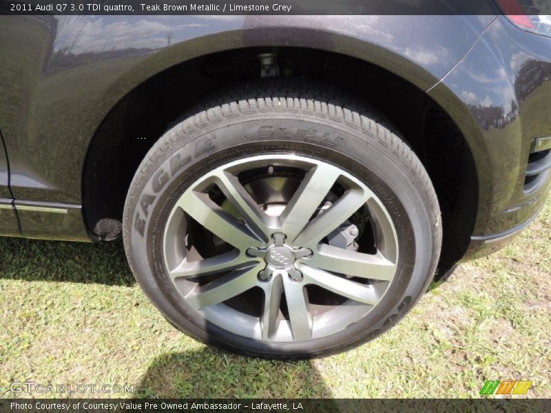 Teak Brown Metallic / Limestone Grey 2011 Audi Q7 3.0 TDI quattro