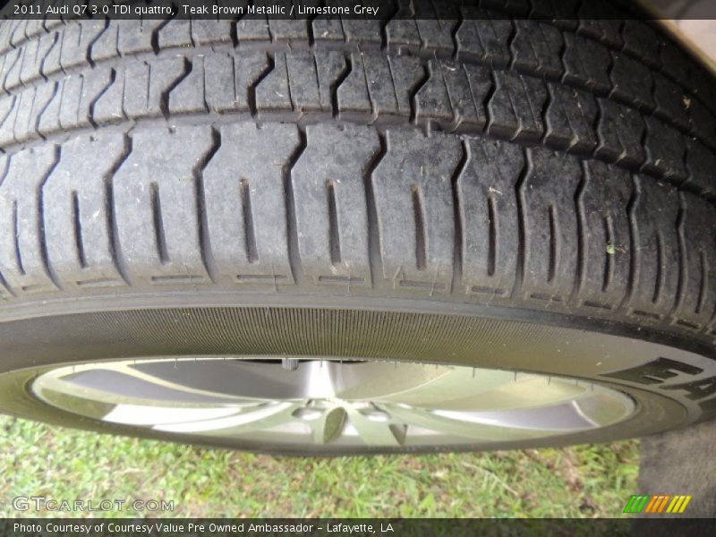 Teak Brown Metallic / Limestone Grey 2011 Audi Q7 3.0 TDI quattro