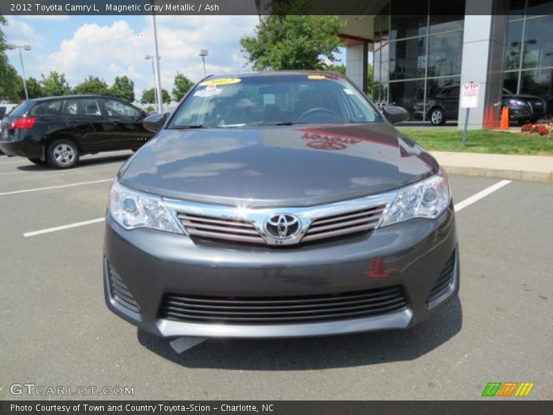 Magnetic Gray Metallic / Ash 2012 Toyota Camry L