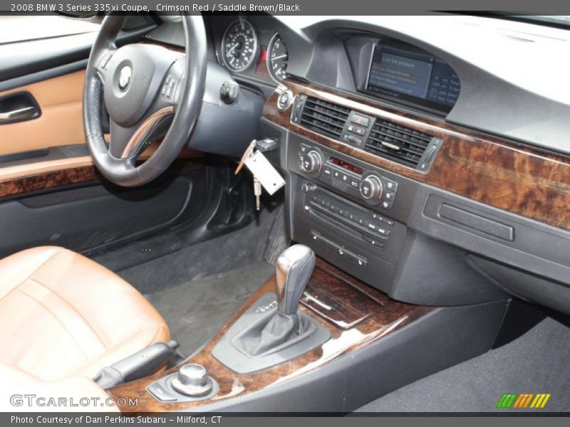 Crimson Red / Saddle Brown/Black 2008 BMW 3 Series 335xi Coupe