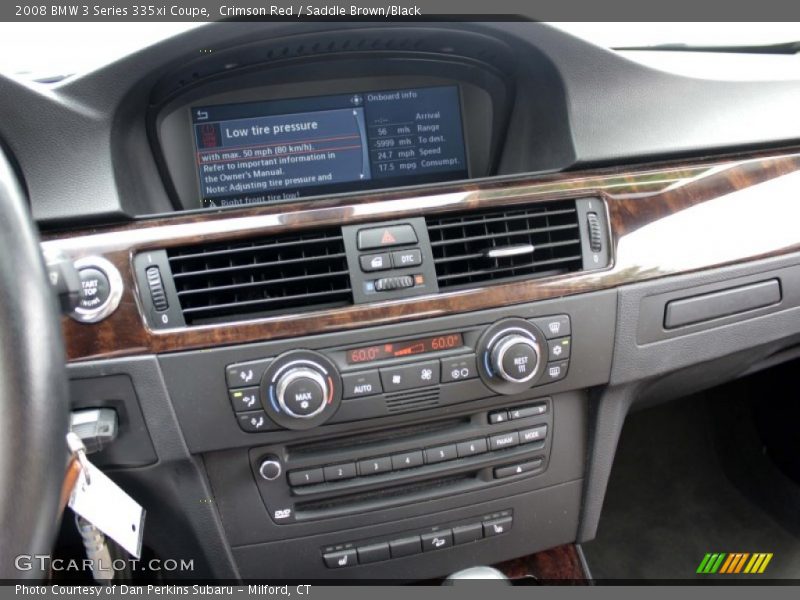 Controls of 2008 3 Series 335xi Coupe