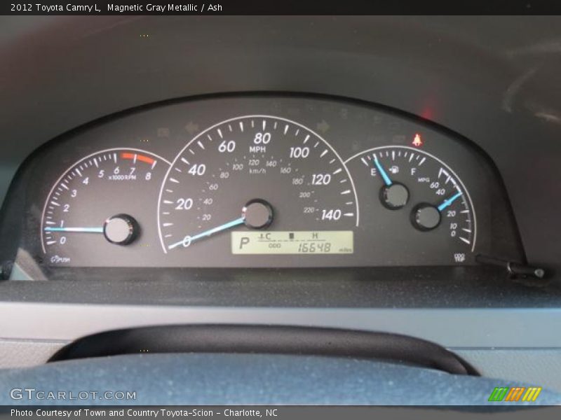  2012 Camry L L Gauges