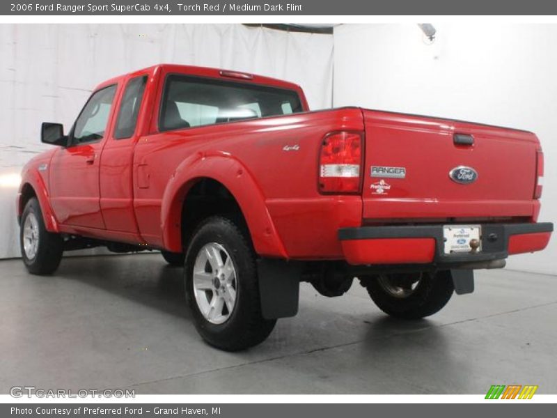 Torch Red / Medium Dark Flint 2006 Ford Ranger Sport SuperCab 4x4