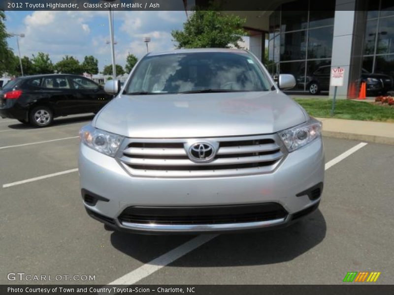 Classic Silver Metallic / Ash 2012 Toyota Highlander